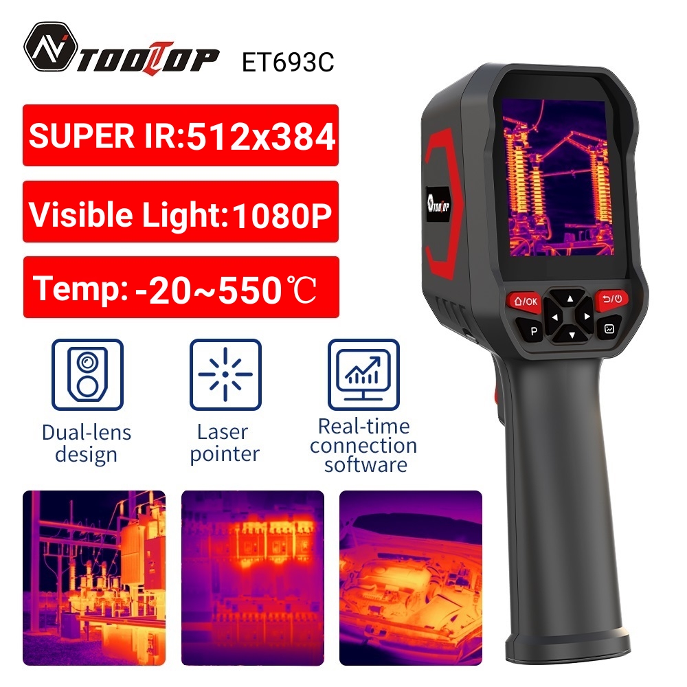 Thermal Imaging Camera Pcb Repair - TOOLTOP ET693C Super IR 512x384 Thermal