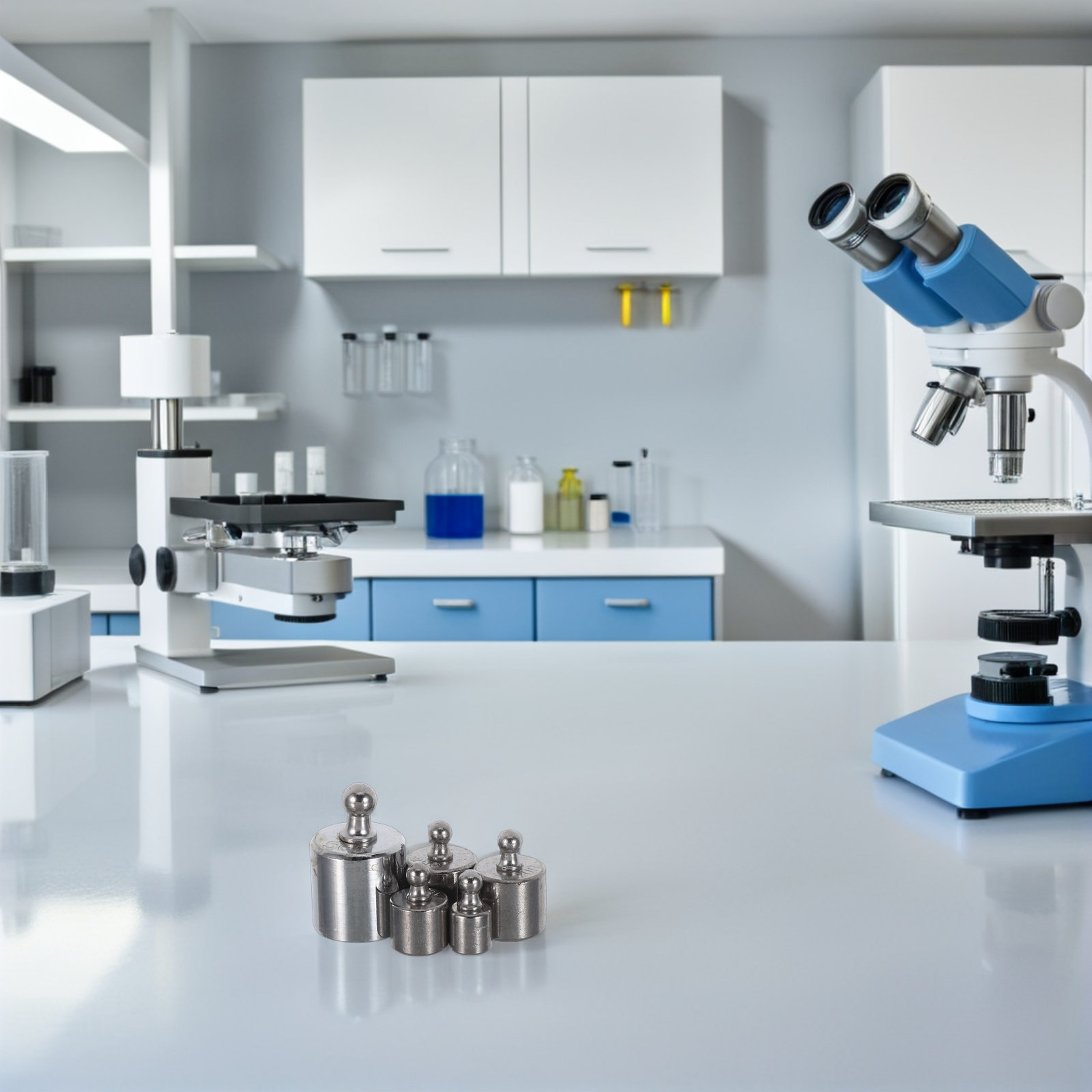 Set of Stainless Steel Weights - Lab Equipment 评论和价格