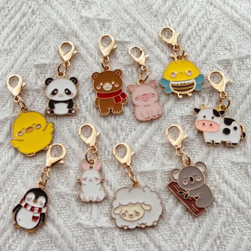 10pcs alloy drip oil cartoon a - Packaging 评论和价格