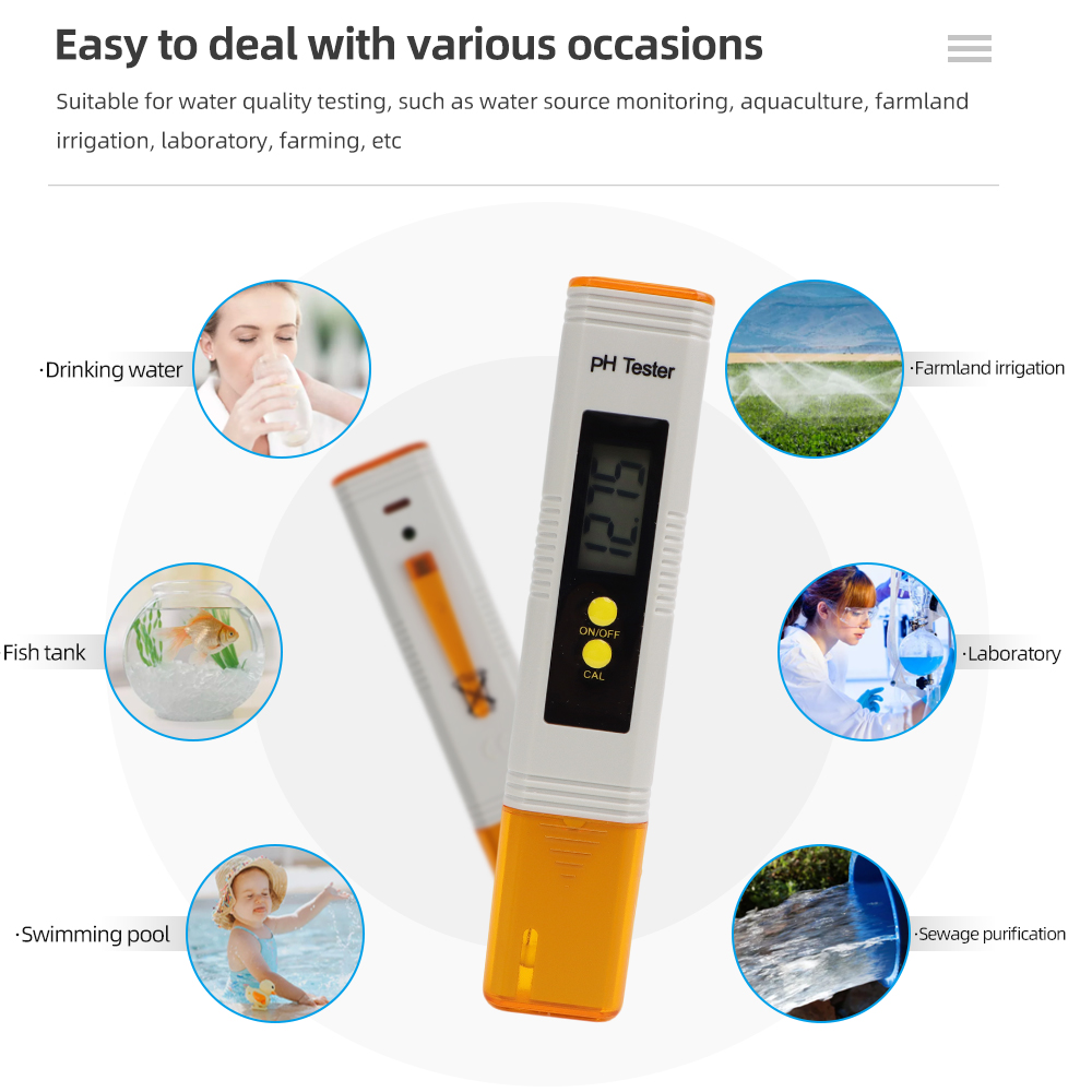 Digital PH Meter Pen Water Qua - Ph Meter Digital Water Tester 评论和价格