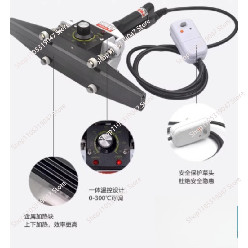 220V Hand Impulse Sealer Handh - Plastic Bag Impulse Heat Sealer 评论和价格