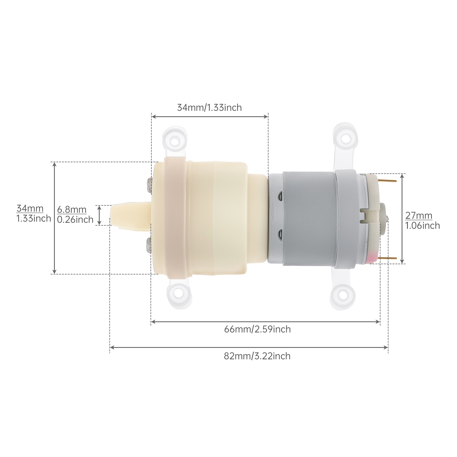 R365 Micro Water Pump Motor DC - Mini Peristaltic Pump 12V 评论和价格