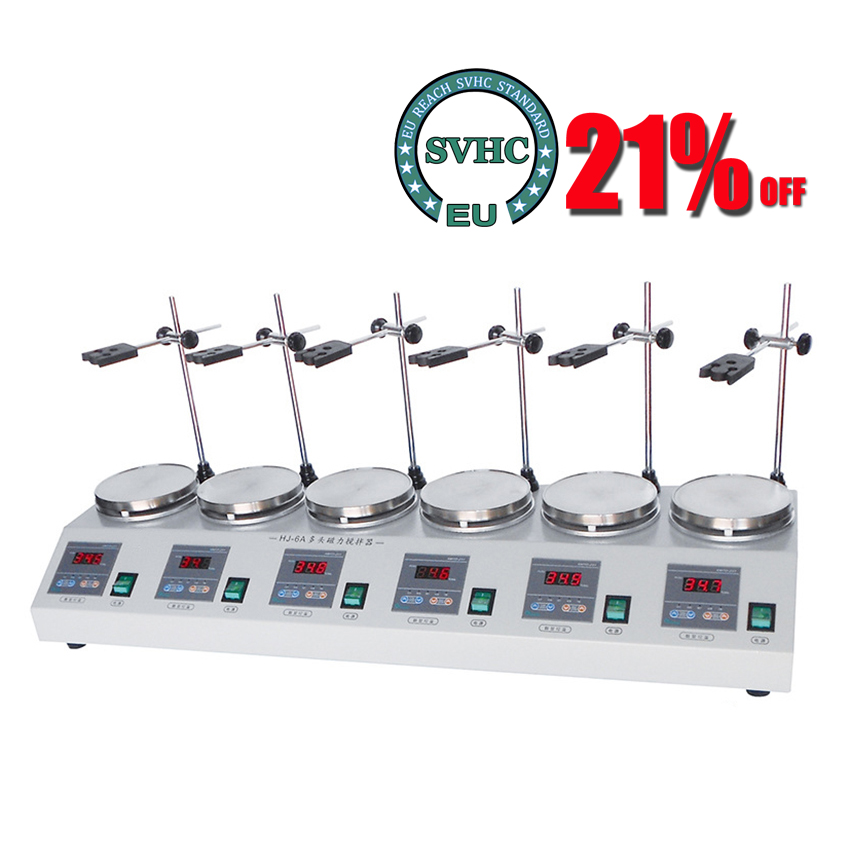 6-head Magnetic Heating Stirre - Lab Magnetic Stirrer Hot Plate 评论和价格