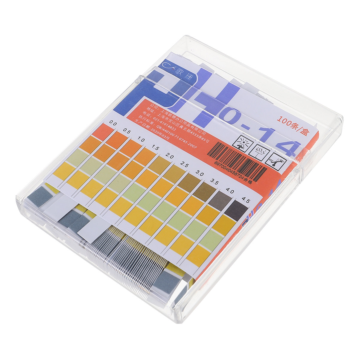 100pcs Ph Test Paper Waterproo - Test Instruments 评论和价格