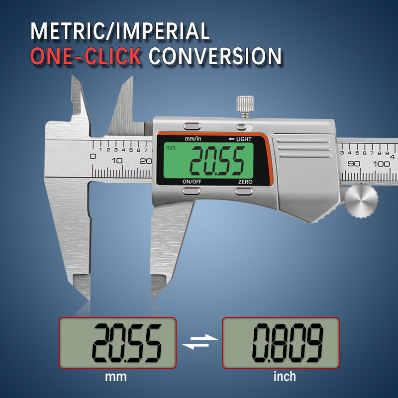 150mm Backlit Digital Caliper  - Digital Caliper 150Mm Stainless Steel 评论和价格