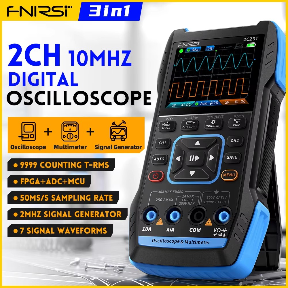 FNIRSI 2C23T Handheld Digital  - Fnirsi Digital Oscilloscope Handheld 评论和价格