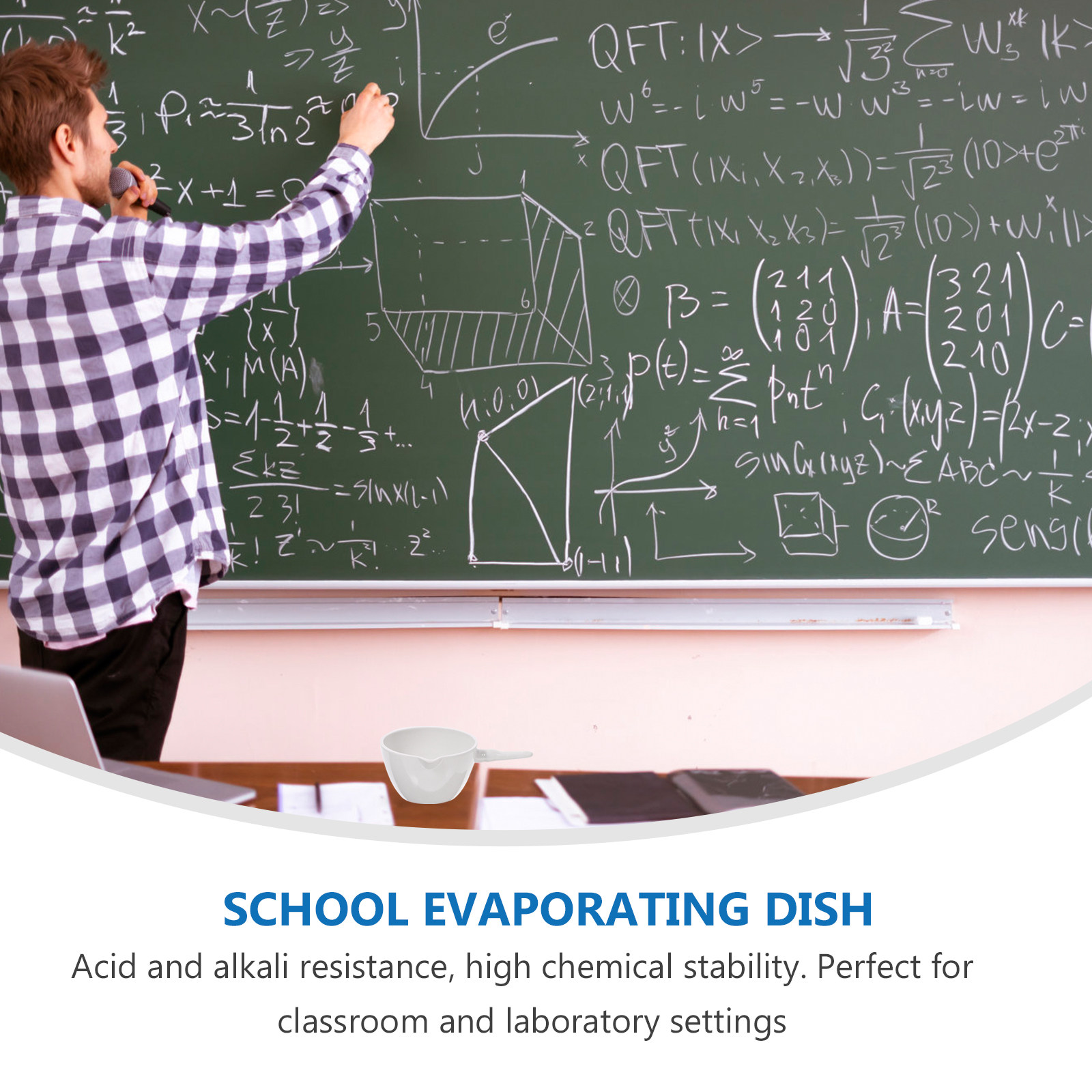 2Pcs Evaporating Dish with Han - Lab Equipment 评论和价格