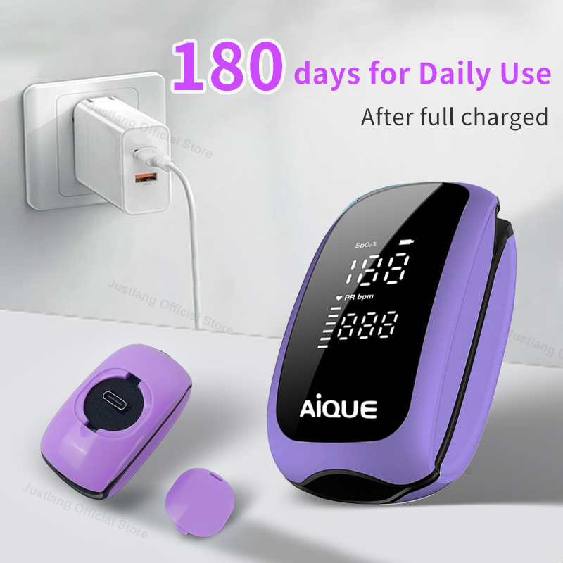 AiQUE Rechargeable Digital Fin - Pulse Oximeter Fingertip Rechargeable 评论和价格