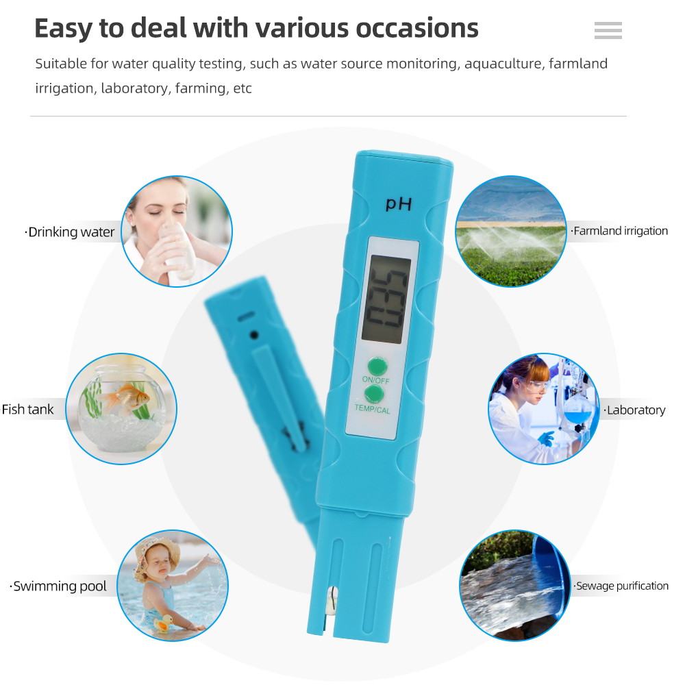PH Meter Aquarium Pocket Pen 0 - Ph Meter Digital Water Tester 评论和价格